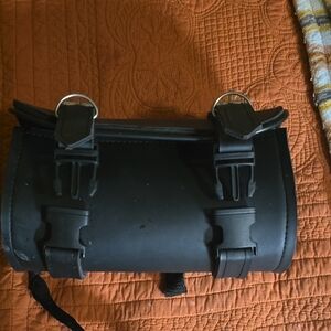 Black Motorcycle Saddlebag